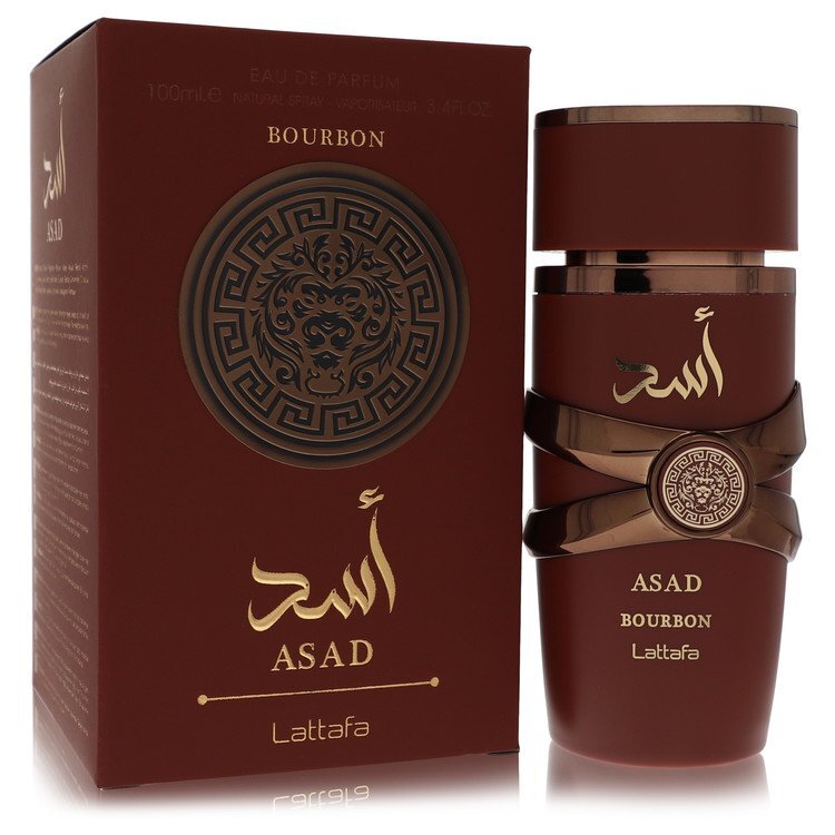 Lattafa Asad Bourbon by Lattafa Eau De Parfum Spray (Unboxed) 3.4 oz (Men)