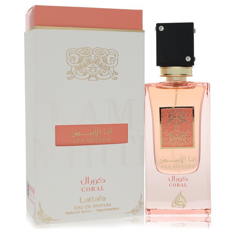 Ana Abiyed Coral by Lattafa Eau De Parfum Spray (Unisex Unboxed) 2 oz (Men)
