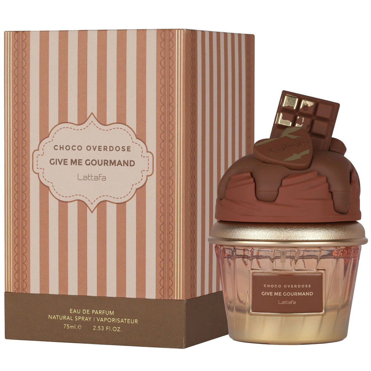 Lattafa give me gourmand choco overdose 2.53 eau de parfum spray