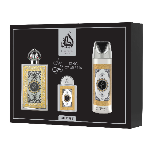 Lattafa Pride King Of Arabia 3 Piece Gift Set
